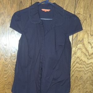 Modcloth Navy Button Down Shirt